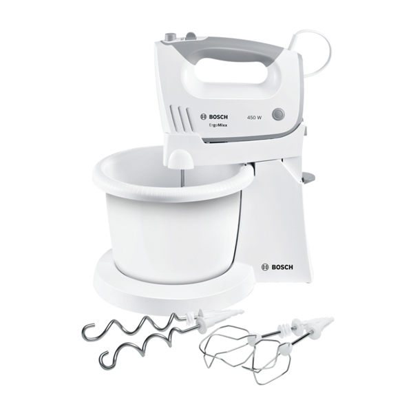 Μίξερ χειρός (και με κάδο) BOSCH MFQ36460 450w λευκό-γκρι