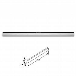 Μετόπη πρόσοψης απορροφητήρα SIEMENS LZ46850 inox με μαύρο 60cm