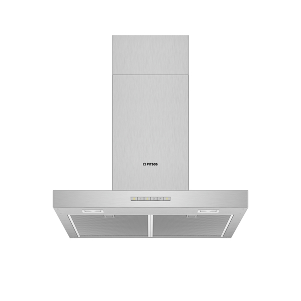Απορροφητήρας καμινάδα PITSOS PTK6E65G Inox 60cm