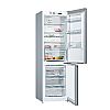 Ψυγειοκαταψύκτης Full No Frost BOSCH KGN36VLED Inox 186x60x66 cm