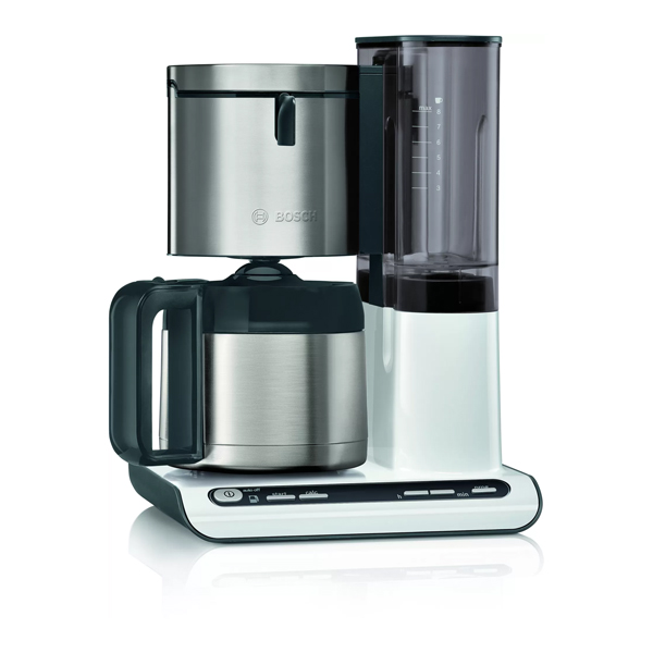 Καφετιέρα φίλτρου BOSCH TKA8A681 Styline Λευκό-inox (Κανάτα THERMOS)