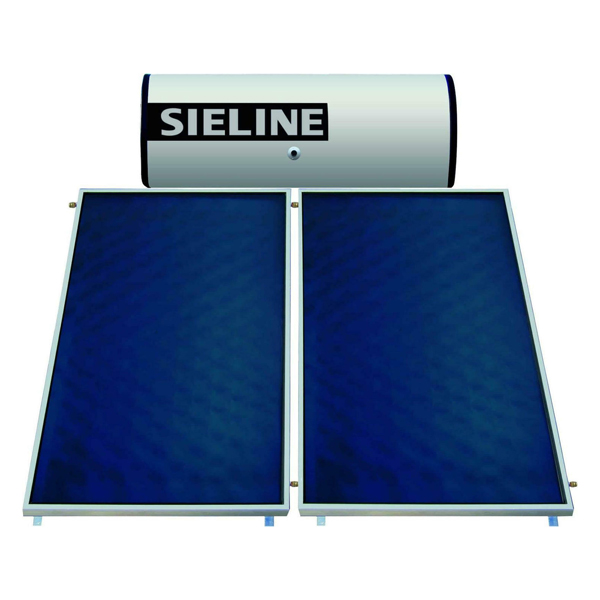 Ηλιακός Θερμοσίφωνας Διπλής Ενέργειας SIELINE Eco 200lt/3,0m² Glass