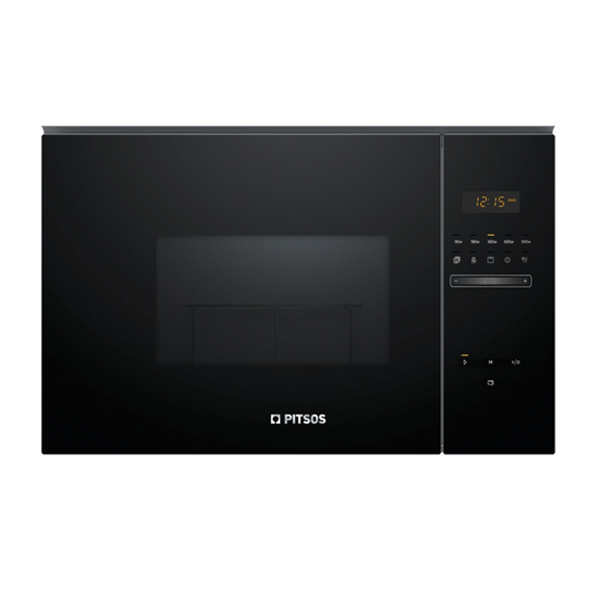 Εντοιχιζόμενος φούρνος μικροκυμάτων PITSOS PG30W75X2 μαύρο