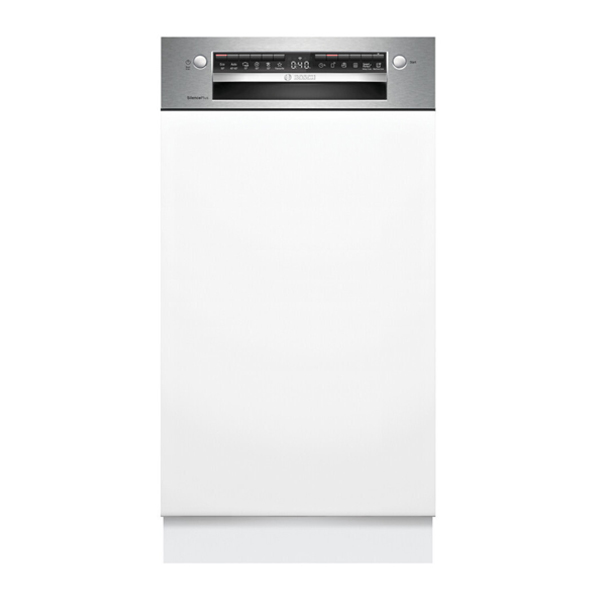 Eντοιχιζόμενο πλυντήριο πιάτων BOSCH SPI4EMS24E Inox 45cm
