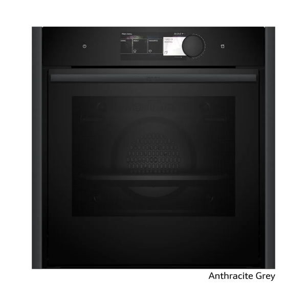 NEFF NFS60E6A0 (B69FY5CY0+Z9060AY0) Εντοιχιζόμενος φούρνος Flex Design Intensive Steam με Slide & Hide Antracite Gray - δώρο βαθύ ταψί