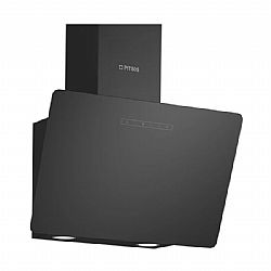 Απορροφητήρας καμινάδα PITSOS με μαύρη κρυστάλλινη επιφάνεια PTI6E66G 60cm