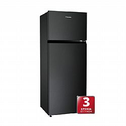 Ψυγείο στατικής ψύξης Μαύρο INVENTOR DPB144B 143.4x55x54.2cm (206lt)