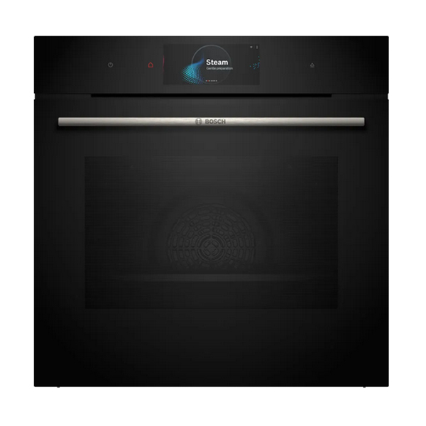Εντοιχιζόμενος φούρνος BOSCH HSG7584B1 Μαύρος με λειτουργία ατμού