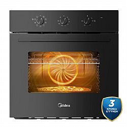 Εντοιχιζόμενος φούρνος MIDEA MBO65M80M1-BK Black