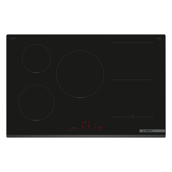 Επαγωγικές εστίες εντοιχιζόμενη χωρίς πλαίσιο BOSCH PVW831HC1E 80cm