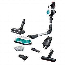 Επαναφορτιζόμενη σκούπα BOSCH 2 σε 1 για σκούπισμα και σφουγγάρισμα Unlimited 7 ProHygienic Aqua Λευκό BCS71HYG1