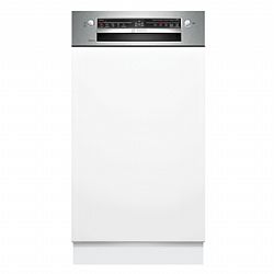 Eντοιχιζόμενο πλυντήριο πιάτων BOSCH SPI2HKS02E Brushed steel 45cm