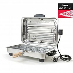 Ηλεκτρική ψηστιέρα Inox ROLLER με inox σχάρα 1.200W