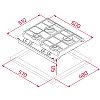 Αυτόνομη εστία TEKA αερίου GZC 64300 XBA 60cm