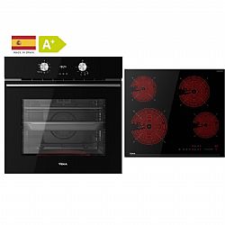 Εντοιχιζόμενο set TEKA (φούρνος HLB 8408 EASYSTEAM+κεραμική εστία TBC 64120 TCS BK)