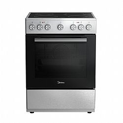 Ελεύθερη κουζίνα κεραμική Ιnox MIDEA MFO24D-ME4R10F(SS)