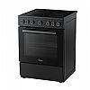 Ελεύθερη κουζίνα κεραμική Μαύρη MIDEA MFO24D-ME4R10F(BK)