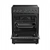 Ελεύθερη κουζίνα κεραμική Μαύρη MIDEA MFO24D-ME4R10F(BK)