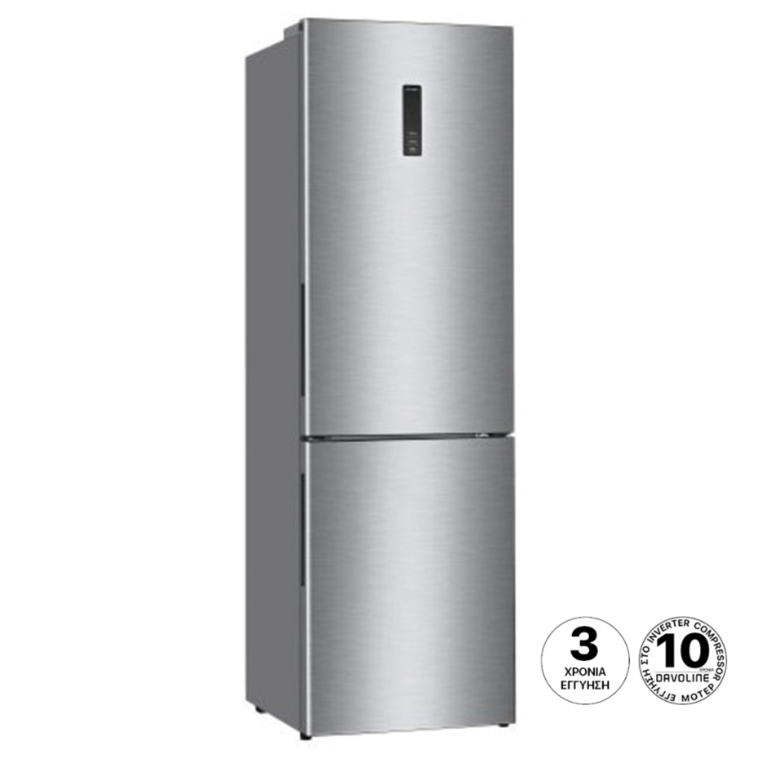 Ψυγειοκαταψύκτης Davoline NO FROST NCRF390 IX NE 195x60x68,5